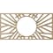 Ekena Millwork Hoover Wood Fretwork Pierced Ceiling Medallion, Birch, 32"W x 16"H x 11 7/8"ID x 3/8"T CMWP32X16X0375HOBI - alternate 4